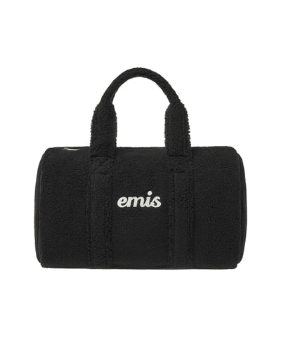 SHEARLING DUFFLE BAG-BLACK