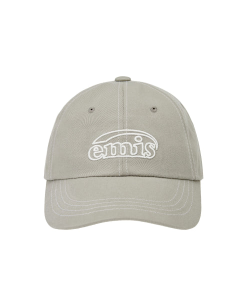 EMIS EMIS WHITE STITCH BALL CAP - ONE SIZE