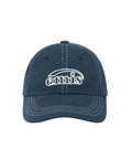 EMIS EMIS WHITE STITCH BALL CAP - NAVY