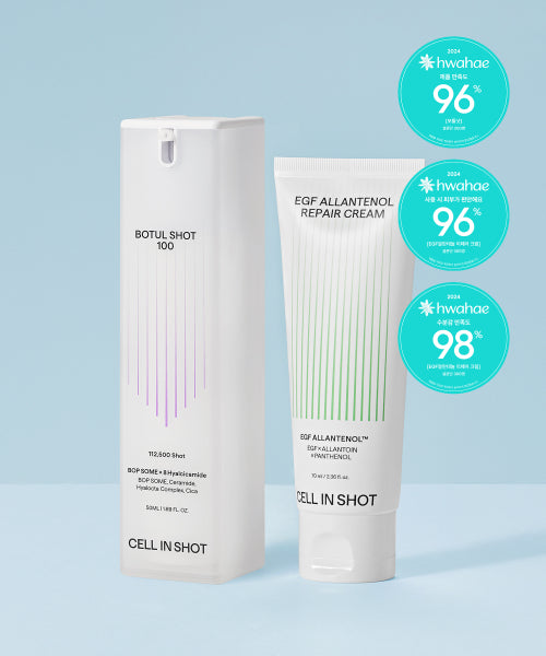 CELLINSHOT [Beginner SET] Botu Shot 100 + EGF Allanthenol Repair Cream