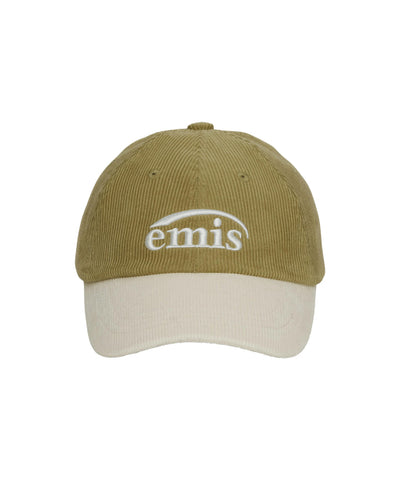 EMIS CORDUROY TWO-TONE BALL CAP