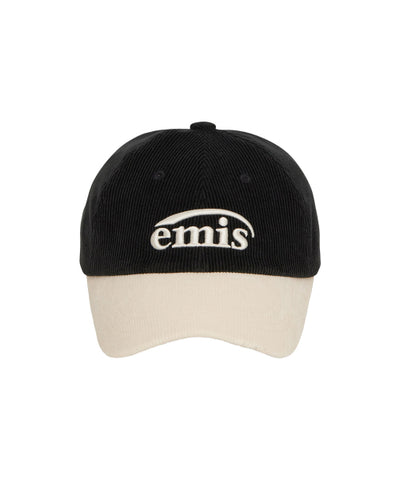 EMIS CORDUROY TWO-TONE BALL CAP - ONE SIZE