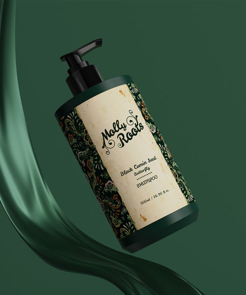 MOLLYROOTS Black Cumin Seed Butterfly Shampoo 500ml