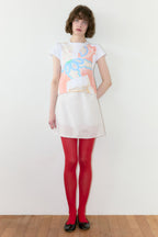 SINOON Big Pony Toy Puff T-Shirt (White)