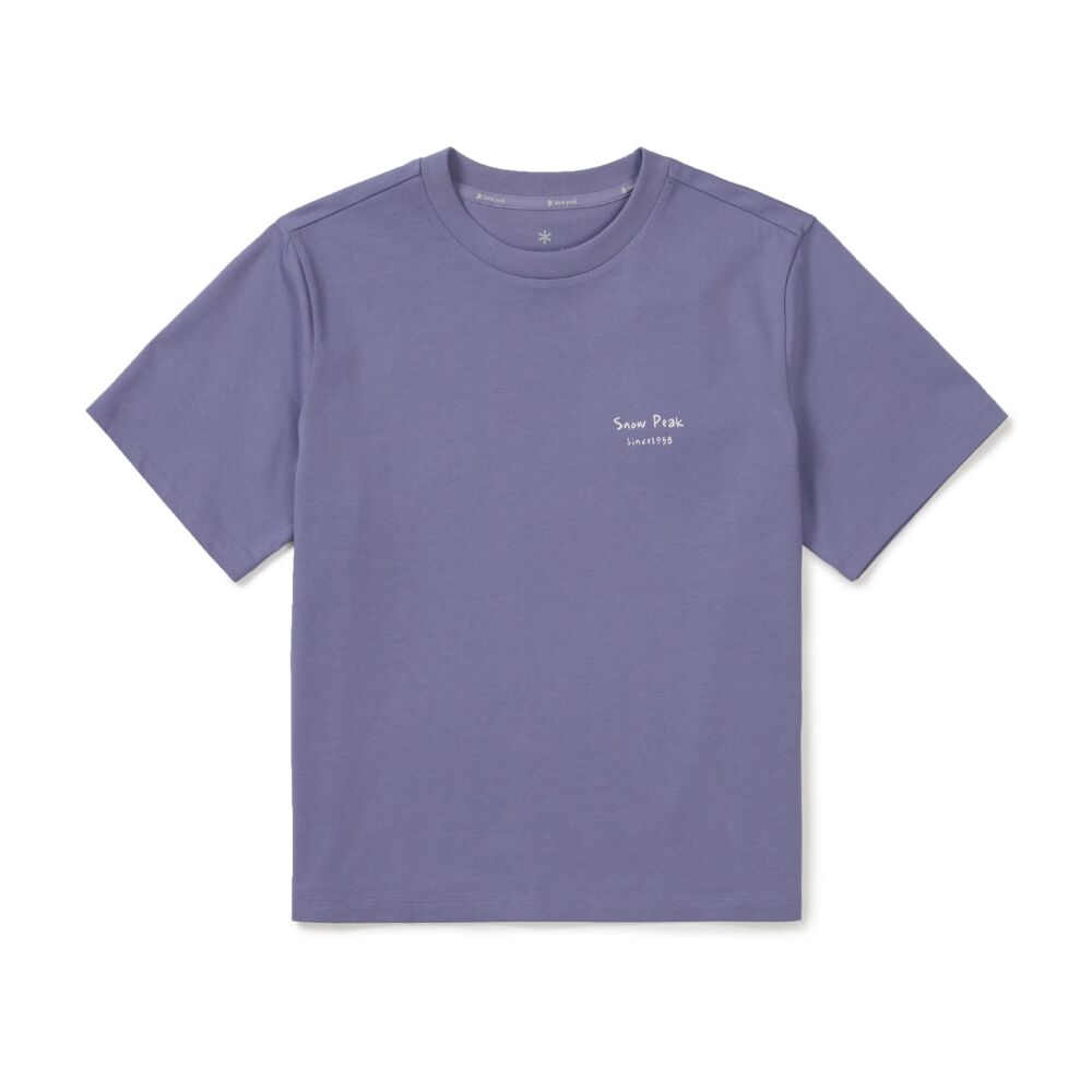 SNOWPEAK APPAREL Aerocool Women's Gardening Graphic Short Sleeve T-Shirt Ash Purple (S26MWFTS23)