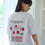 CPGN Strawberry Band Short Sleeve Tee White