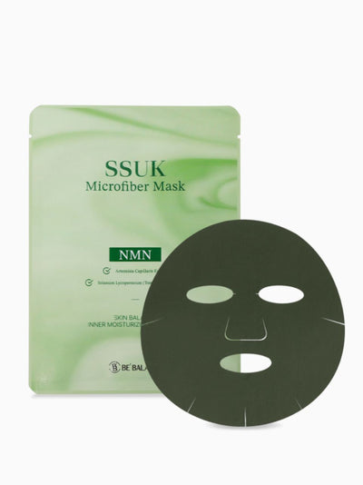 BE BALANCE Mugwort Microfiber Mask 10 Pack