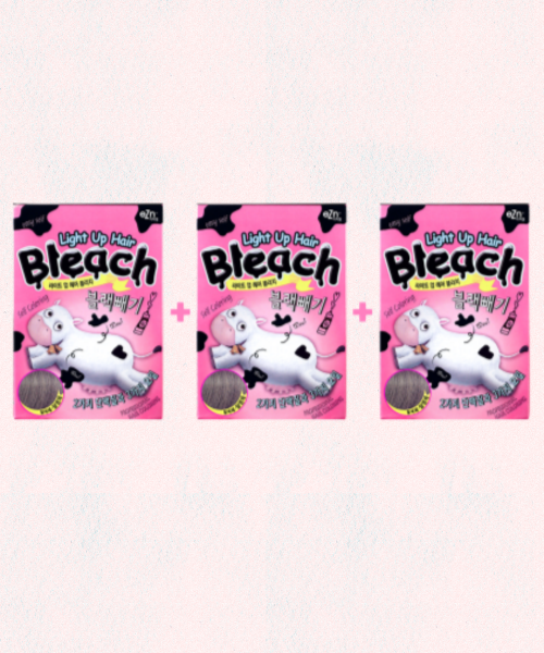 EZN [Bleaching] Light-up hair bleach, minus black, 3 pieces set