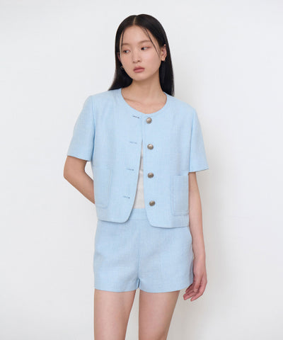 MUSINSA STANDARD WOMAN Jacket Sky Blue