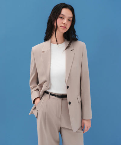 MUSINSA STANDARD WOMAN Women’s Oversized Blazer Light Beige