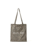 MATIN KIM MATIN KIM Ecobag Leopard Pattern One Size