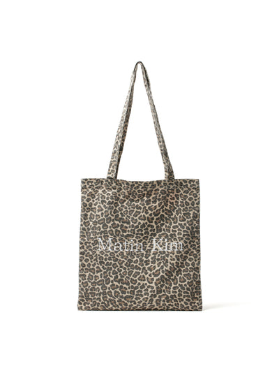 MATIN KIM Ecobag Leopard Pattern One Size