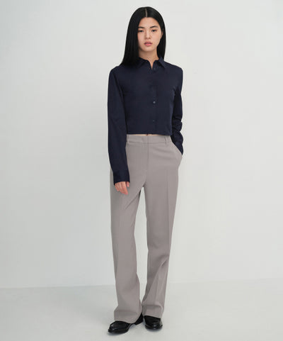 MUSINSA STANDARD WOMAN Slacks Light Warm Gray