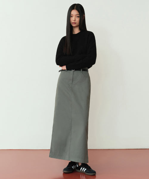 MUSINSA STANDARD WOMAN MUSINSA STANDARD WOMAN Skirt Smoke Green
