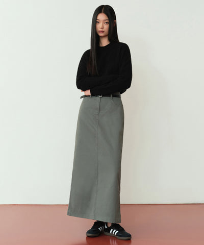 MUSINSA STANDARD WOMAN Skirt Smoke Green