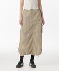 MUSINSA STANDARD WOMAN MUSINSA STANDARD WOMAN Nylon Parachute Skirt [Light Beige]