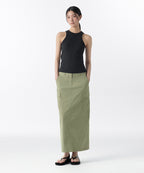 MUSINSA STANDARD WOMAN MUSINSA STANDARD WOMAN Cargo Maxi Skirt Sage