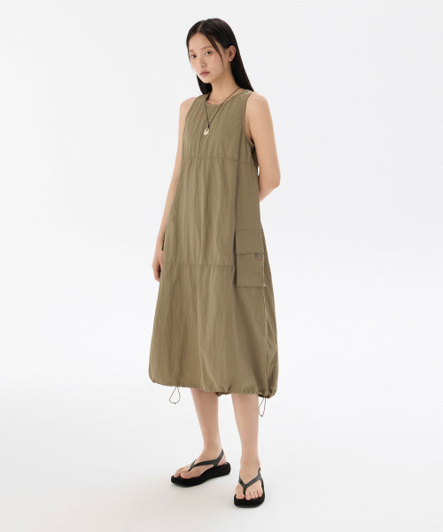 MUSINSA STANDARD WOMAN MUSINSA STANDARD WOMAN Women's Cargo Dress Dusty Beige