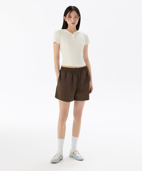 MUSINSA STANDARD WOMAN MUSINSA STANDARD WOMAN Women's Nylon Banding Shorts [Size]