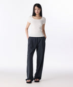 MUSINSA STANDARD WOMAN MUSINSA STANDARD WOMAN Slacks Wide Banding [Iron Gray]