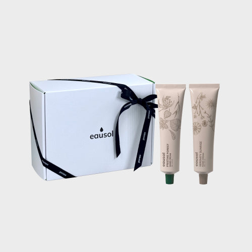 EAUSOL 2-piece hand cream set - Forest & Sunrise