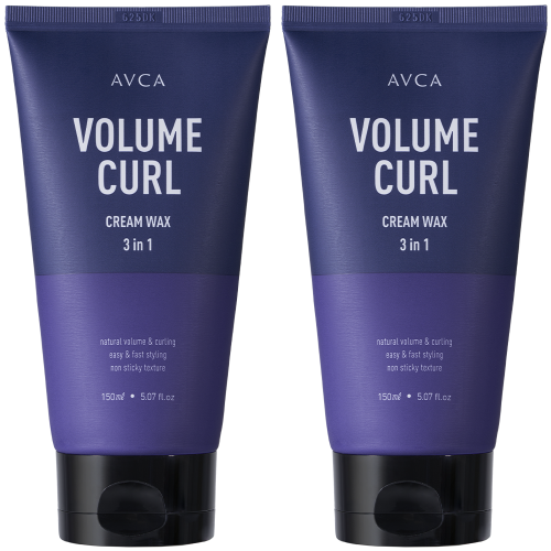 AVCA 3 in 1 Volume & Curl Cream Wax 150ml x 2