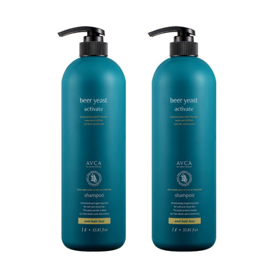 [Abca] Brewer's Yeast Scalp Care Hair Loss Symptom Relief Shampoo Tea Tree Scent 1000ml x 2