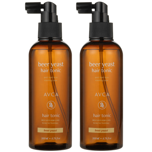 AVCA Scalp care hair loss symptom relief beer yeast hair tonic 200ml x 2