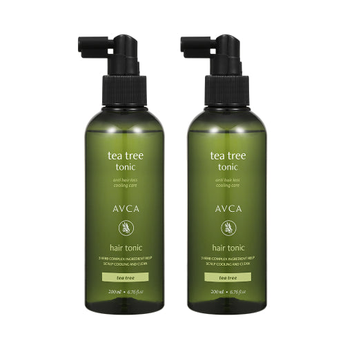 AVCA Scalp Care Hair Loss Symptoms Relief Tea Tree Hair Tonic 200ml x 2