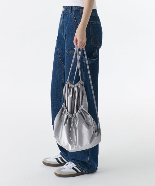 MUSINSA STANDARD WOMAN MUSINSA STANDARD WOMAN Women's Shiny Jimsack Silver