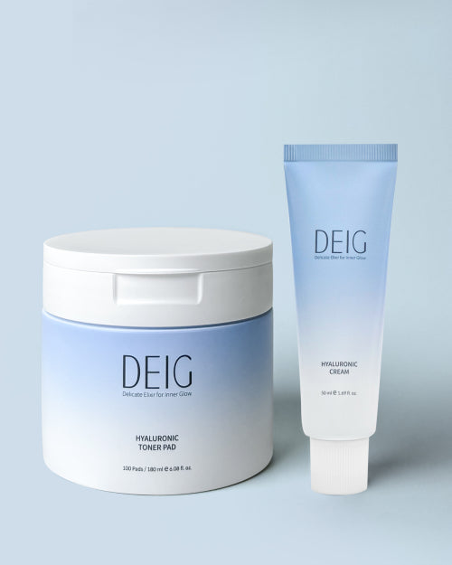 DEIG Hyaluronic moisture set (toner pad + cream)
