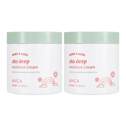 AVCA [Abca] Baby & Kids Ato High Moisturizing Cream 400ml 2pcs