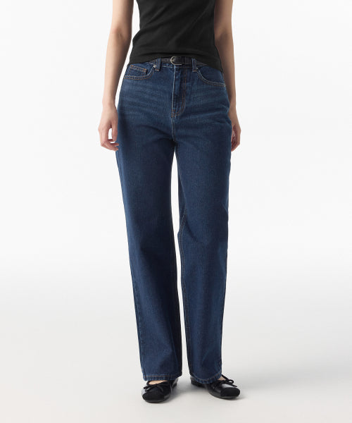 MUSINSA STANDARD WOMAN MUSINSA STANDARD WOMAN Women's Denim Pants Dark Blue