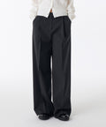 MUSINSA STANDARD WOMAN MUSINSA STANDARD WOMAN Slacks Low Waist Charcoal Gray