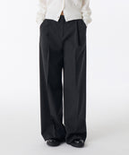 MUSINSA STANDARD WOMAN MUSINSA STANDARD WOMAN Slacks Low Waist Charcoal Gray