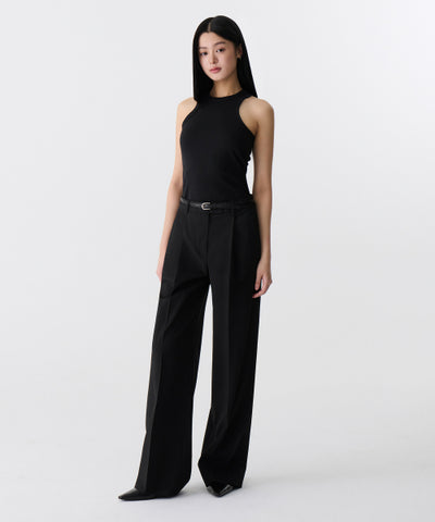 MUSINSA STANDARD WOMAN Slacks Low Waist Deep Tuck