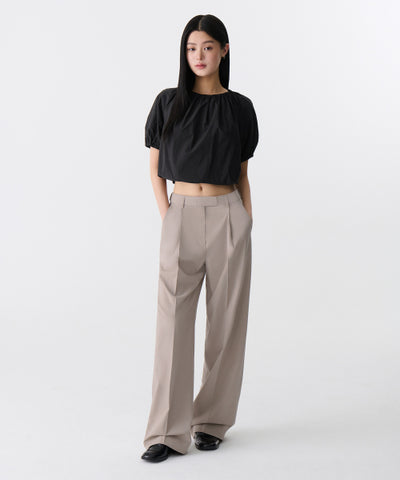 MUSINSA STANDARD WOMAN Slacks Low Waist Deep Tuck