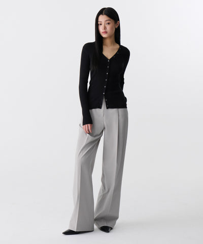 MUSINSA STANDARD WOMAN Slacks Low Waist Deep Tuck