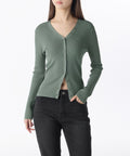 MUSINSA STANDARD WOMAN MUSINSA STANDARD WOMAN Women's Cardigan Sage