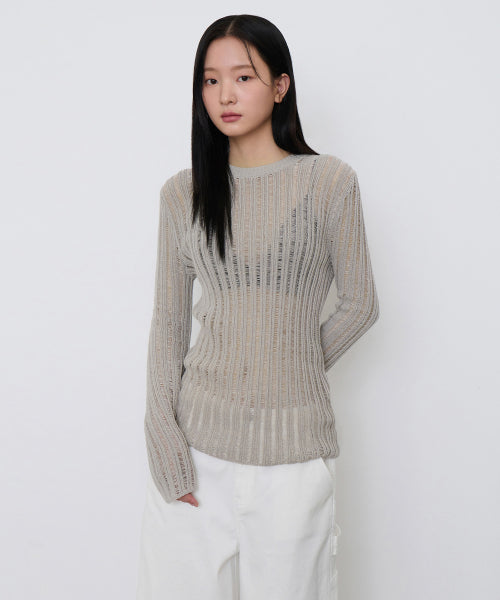 MUSINSA STANDARD WOMAN MUSINSA STANDARD WOMAN Women's Knitwear Light Warm Gray