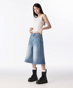 MUSINSA STANDARD WOMAN MUSINSA STANDARD WOMAN Women's Denim Bermuda Pants [Light Indigo]