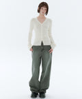 MUSINSA STANDARD WOMAN MUSINSA STANDARD WOMAN Denim Wide Pants Khaki Gray