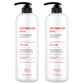AVCA Mildly acidic scalp care hair loss functional shampoo white musk scent 1000ml x 2