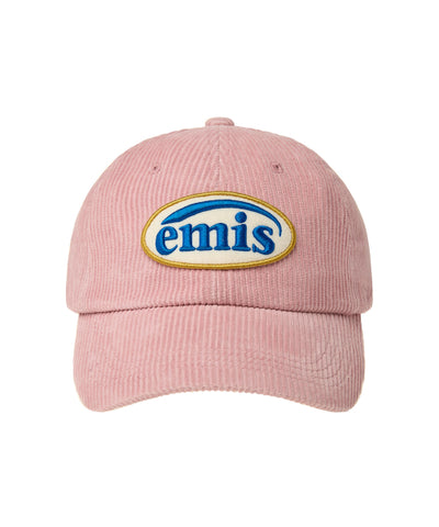 EMIS Corduroy Wappen Ball Cap - Pink