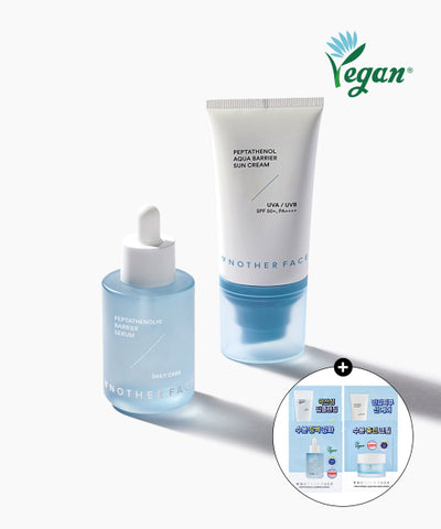 Peptatenol 10 Barrier Serum 40ml + Sunscreen 50ml (+ sample kit provided)