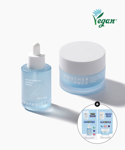 ANOTHERFACE Peptatenol 10 Barrier Serum 40ml + Cream 50ml (+ sample kit included)