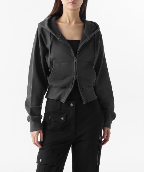MUSINSA STANDARD WOMAN MUSINSA STANDARD WOMAN Women's Hoodie Dark Gray