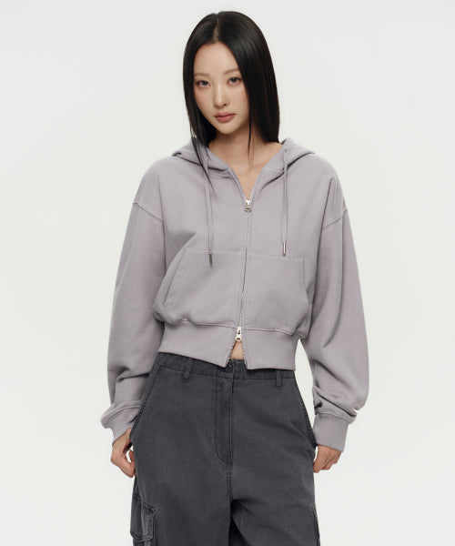 MUSINSA STANDARD WOMAN MUSINSA STANDARD WOMAN Hoodie Women's Volume Crop Zip-up