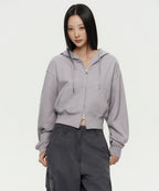MUSINSA STANDARD WOMAN MUSINSA STANDARD WOMAN Hoodie Women's Volume Crop Zip-up