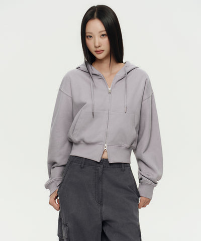 MUSINSA STANDARD WOMAN Hoodie Women's Volume Crop Zip-up